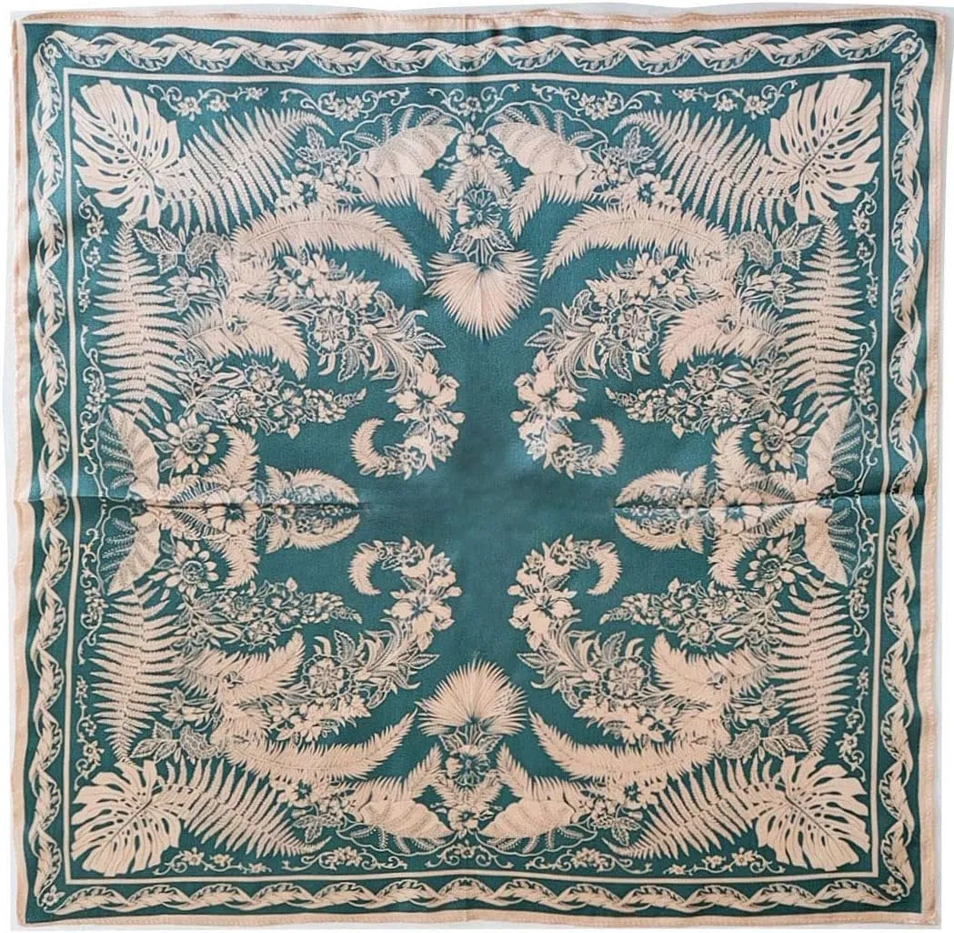 100% Mulberry Silk Scarfs for Women-Lightweight Square Satin Head Scarf-Small Silk Hair Scarf for Sleeping 21"x21"