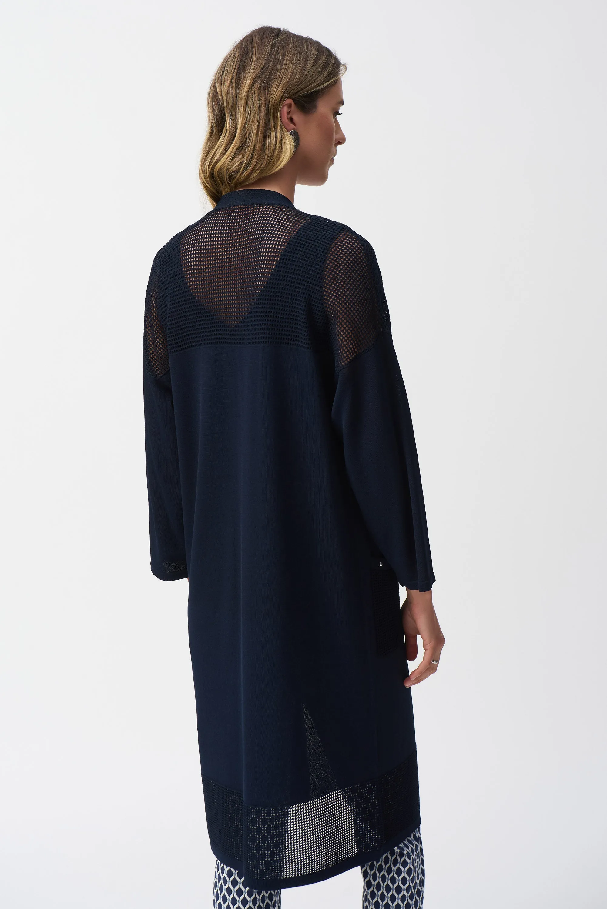 251926 Lacework Longline Cardigan