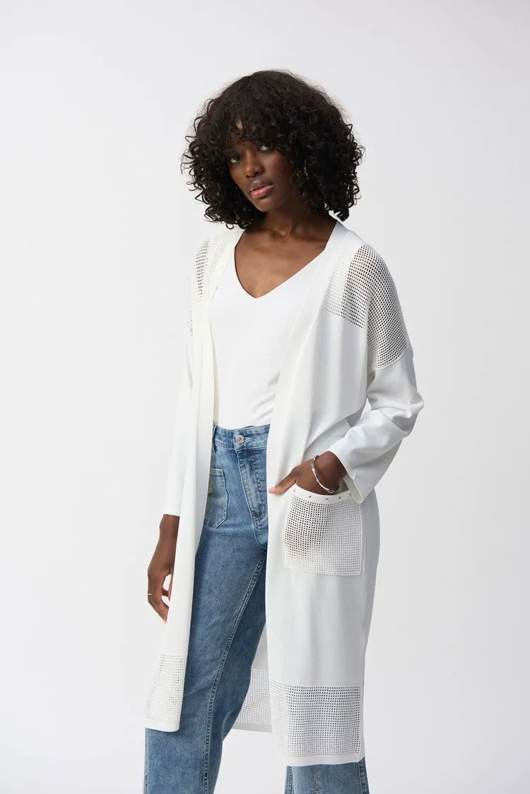 251926 Lacework Longline Cardigan