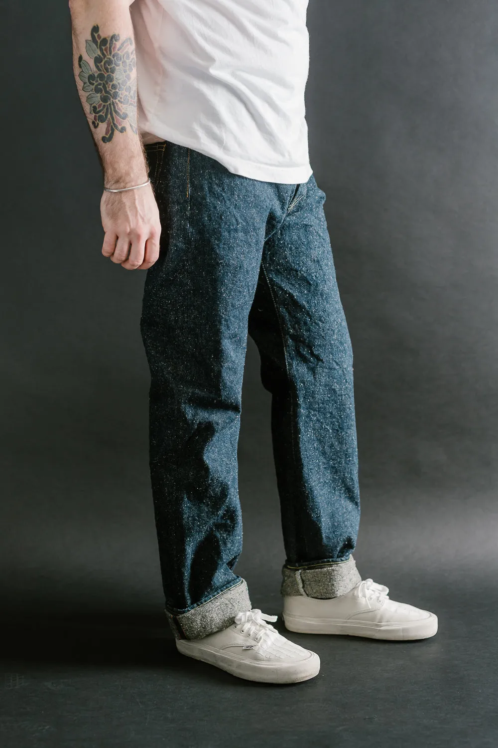 288-CCD-KB - 15oz "Crushed Concrete Kabuki" Selvedge Denim - Classic Straight