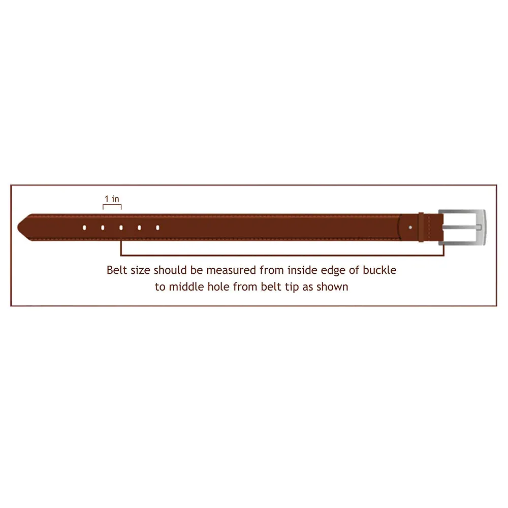 Ashville Hand Tooled Leather Belt