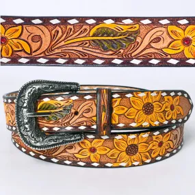 Ashville Hand Tooled Leather Belt