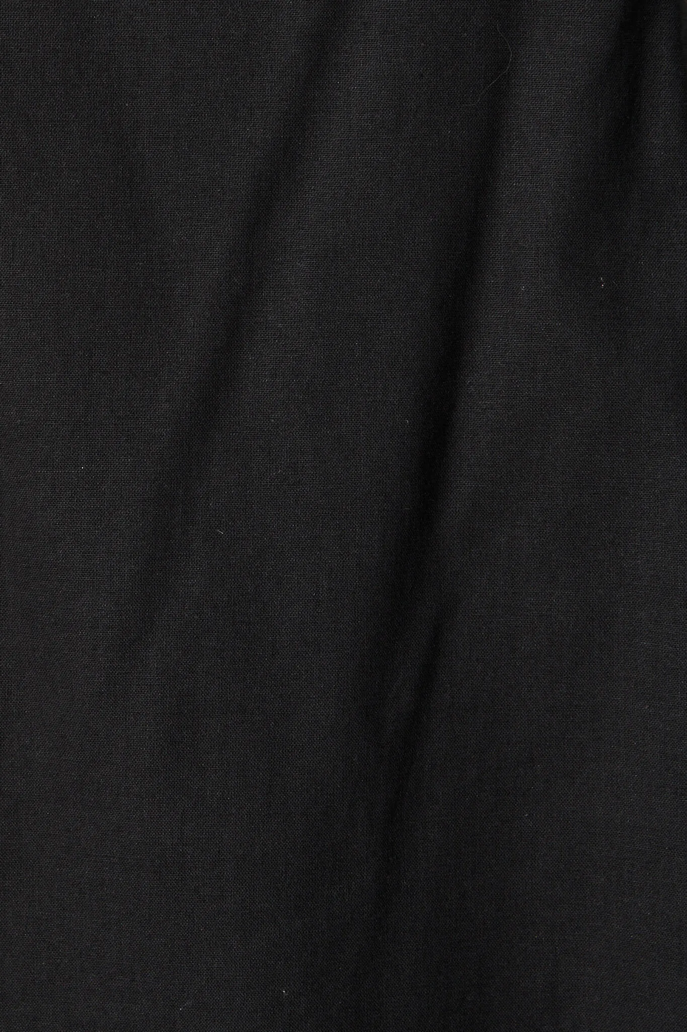 Black Cotton Linen Kaycie Blouse