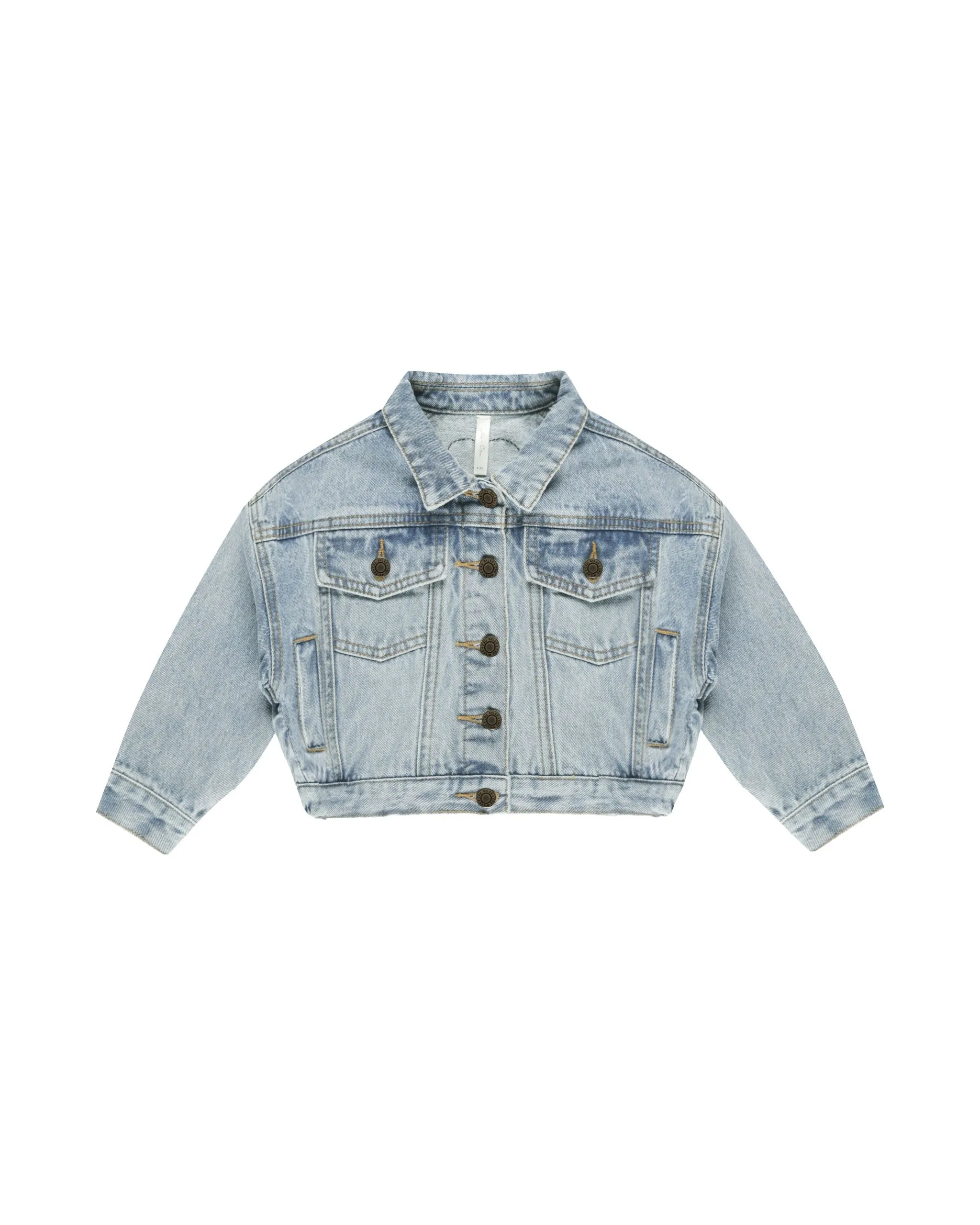 DENIM JACKET || LIGHT WASHED DENIM