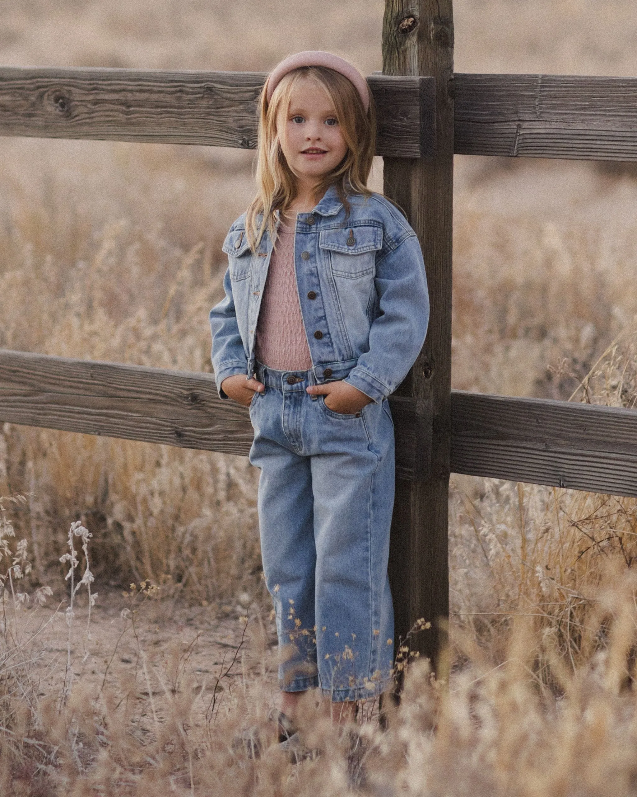 DENIM JACKET || LIGHT WASHED DENIM