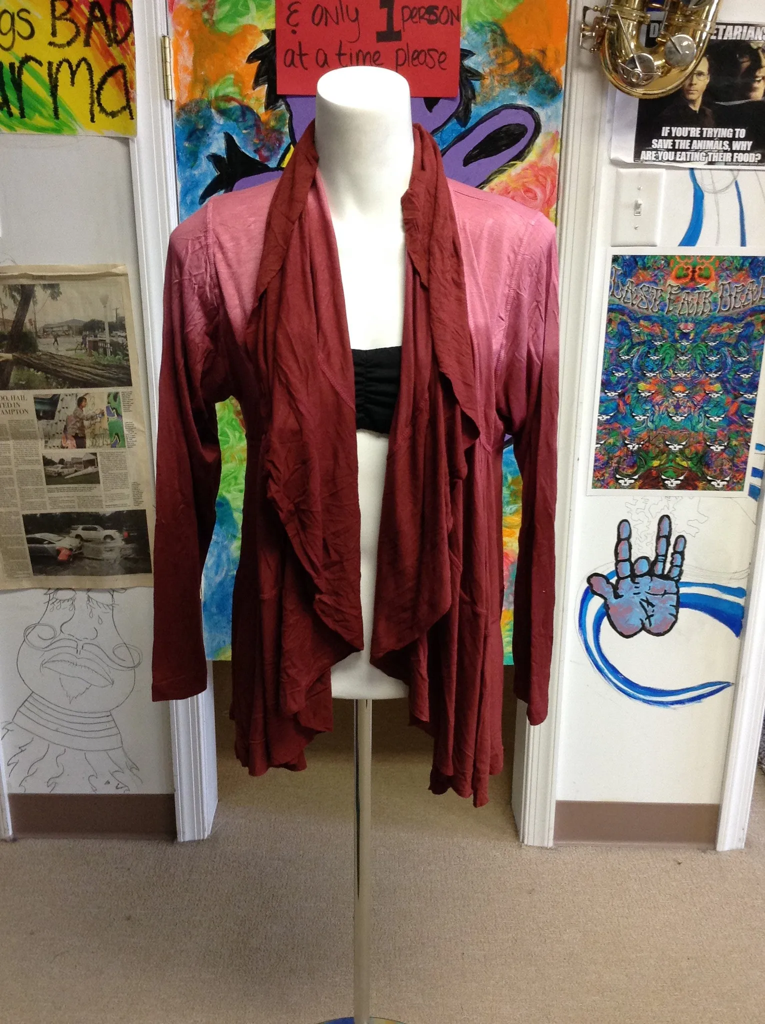 Flowy Ombre Cardigan