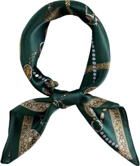 FONYVE 100% Mulberry Silk Scarf for Hair - 27" Square Head Scarf for Women - Lightweight Neck Scarf with Gift Packed