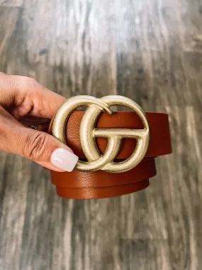 Golden Hour Belt Brown Matte