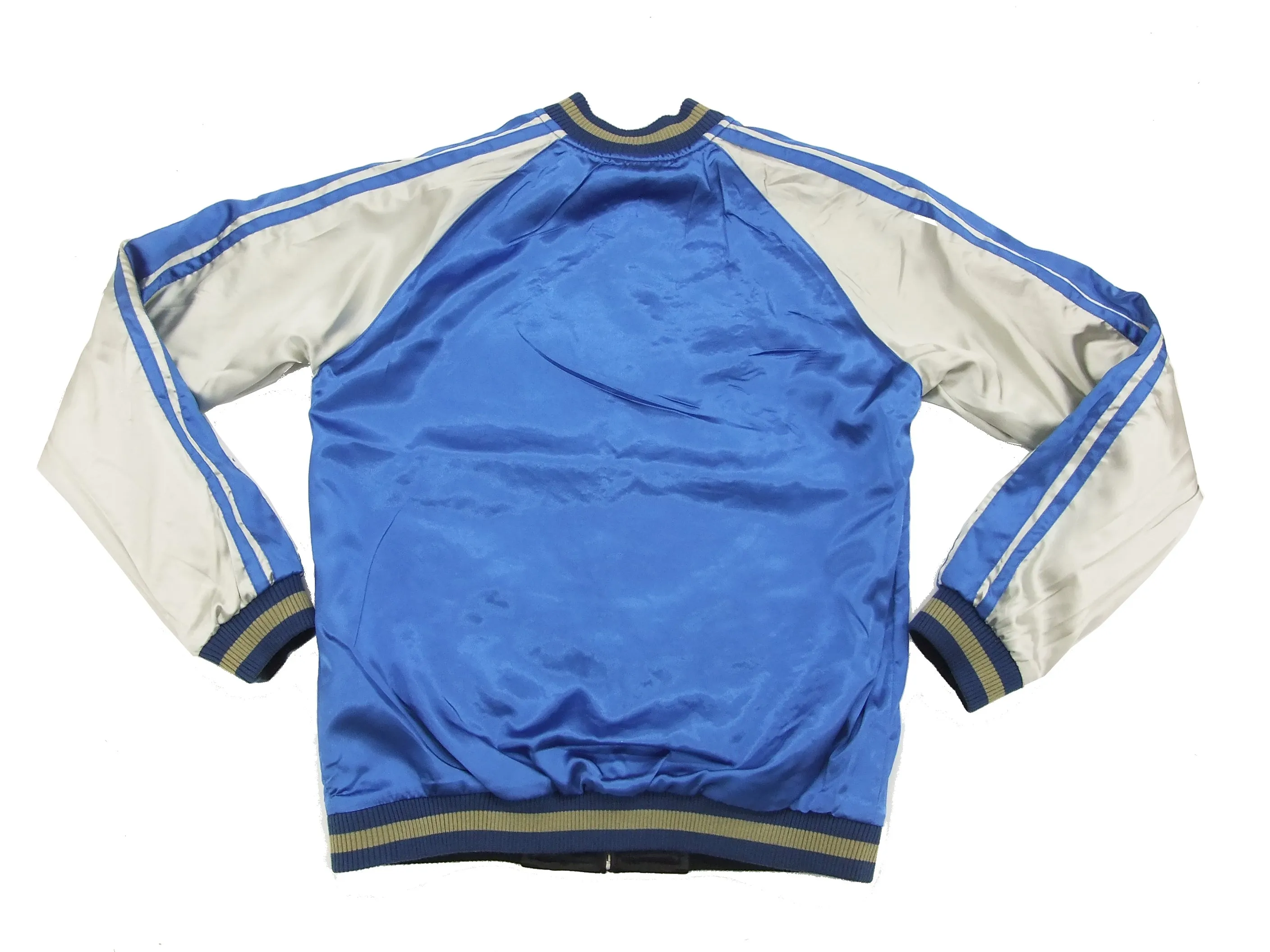 Hanatabi Gakudan Men's Japanese Souvenir Jacket Japanese Goldfish Sukajan Script SSJ-501