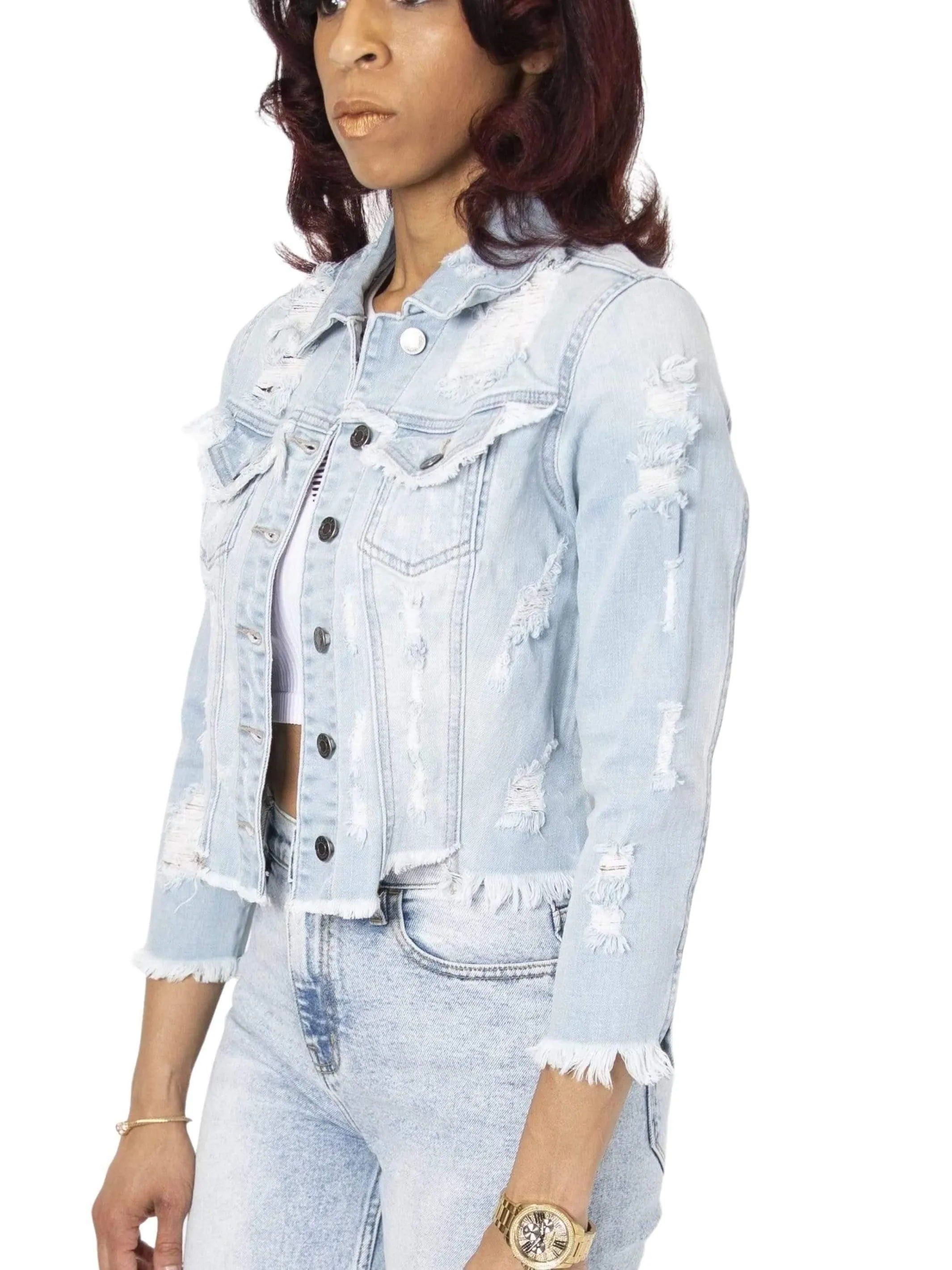 Jean Drama | Light Wash Denim Jacket