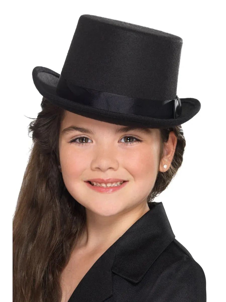 Kids Top Hat, Black