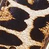 Leopard-Print Skinny Belt
