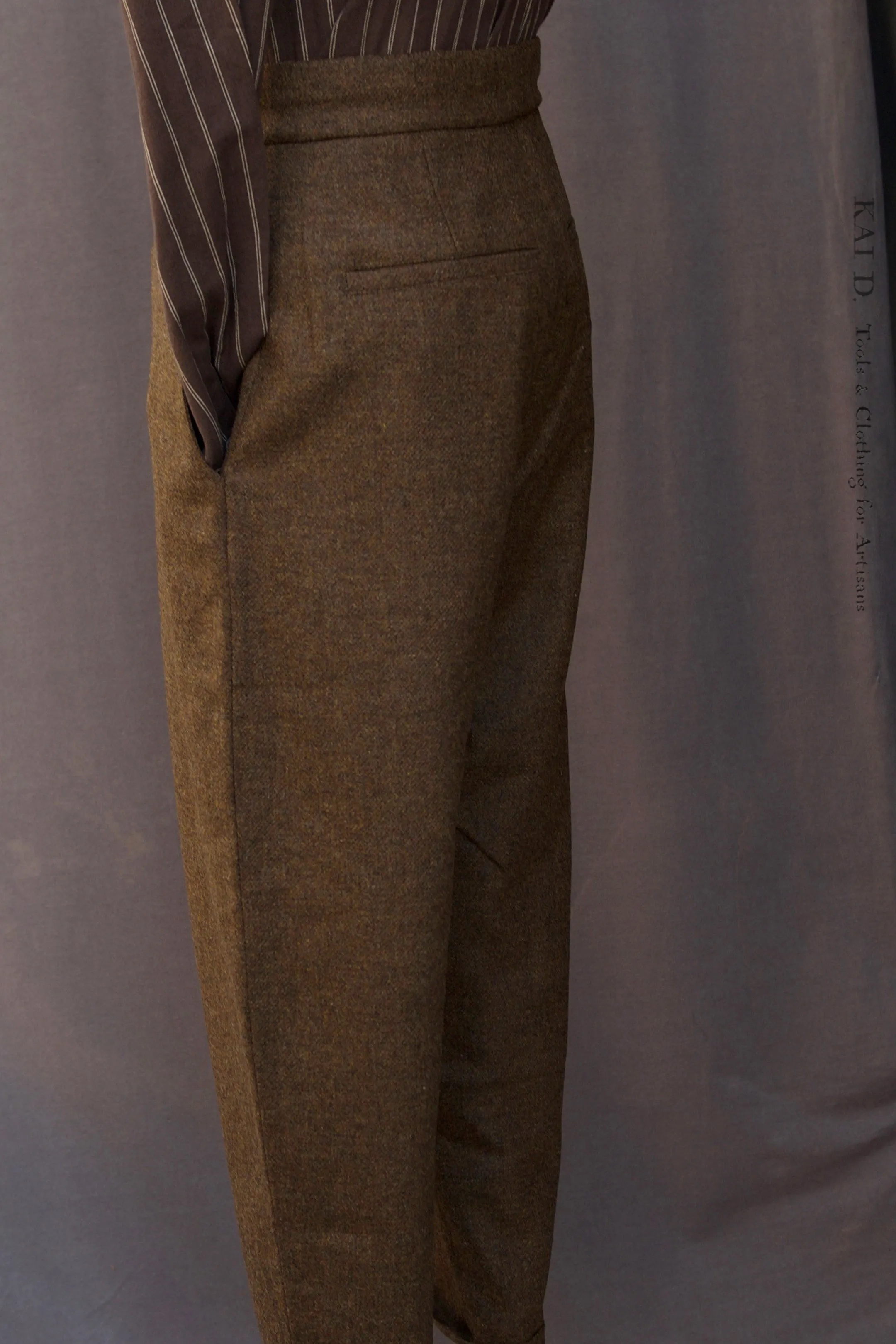 Lounge Trousers - Lambswool Twill - 48, 50