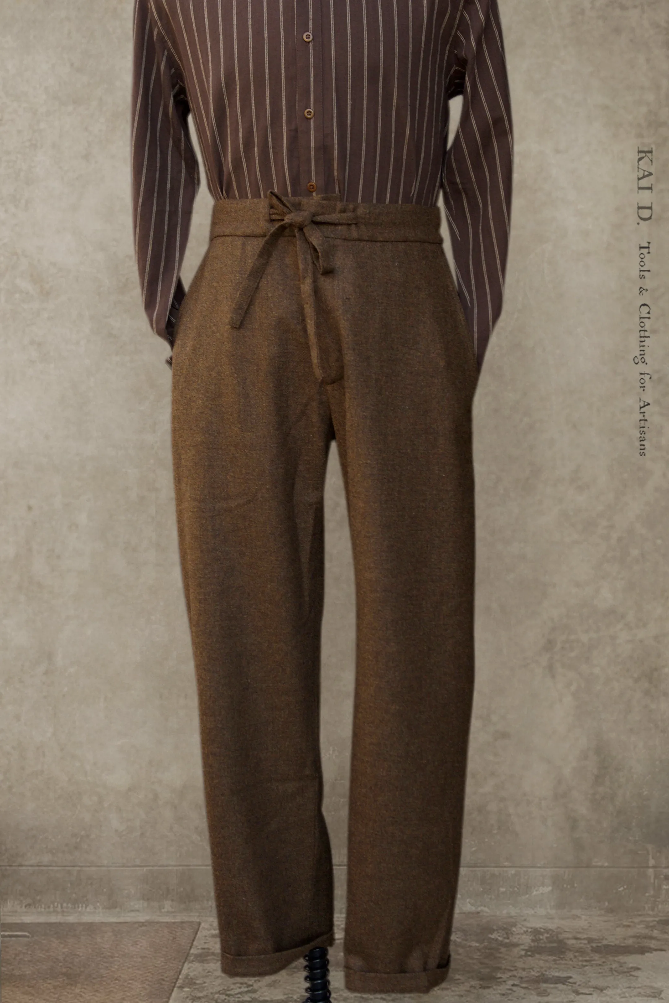 Lounge Trousers - Lambswool Twill - 48, 50