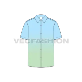 Mens Half Sleeved Cotton Shirt