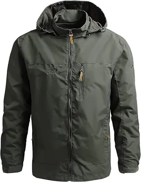 Men's Light Jacket, Men's Jacket, Waterproof Rain Jacket, Windproof Raincoat for Cycling