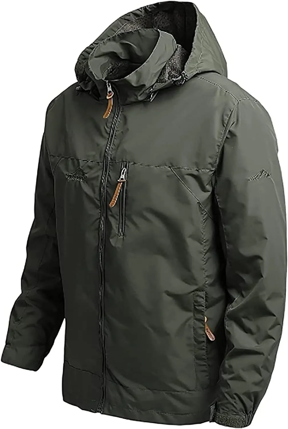 Men's Light Jacket, Men's Jacket, Waterproof Rain Jacket, Windproof Raincoat for Cycling