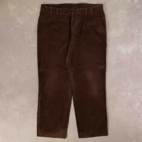 MEN'S VINTAGE RELAXED CORD TROUSERS - W34 X L27