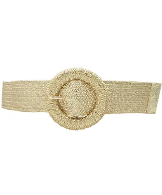 Metallic Circle Elastic Belt