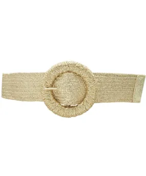 Metallic Circle Elastic Belt