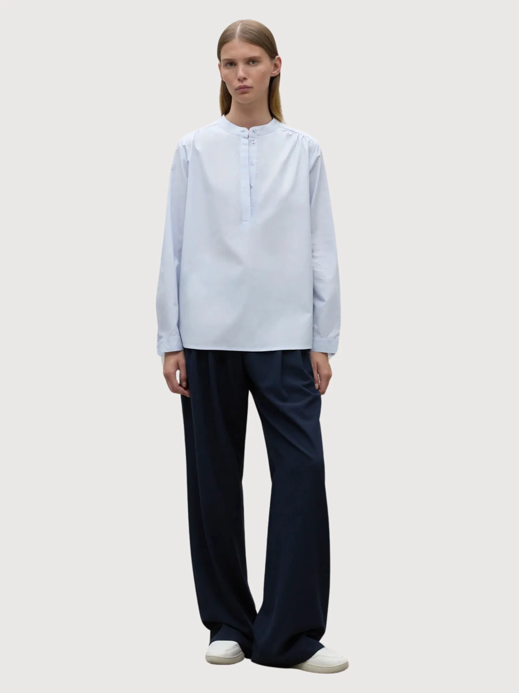 Nora Blue Woman Blouse | Ecoalf