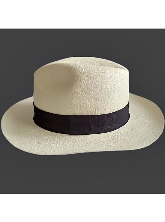 Panama Montecristi Hat - Fedora for Men (Grade 25)