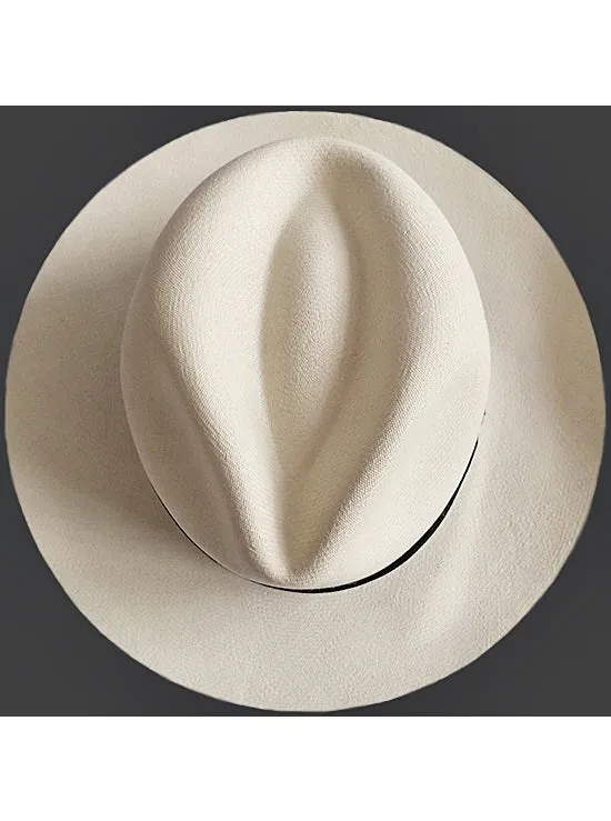 Panama Montecristi Hat - Fedora for Men (Grade 25)