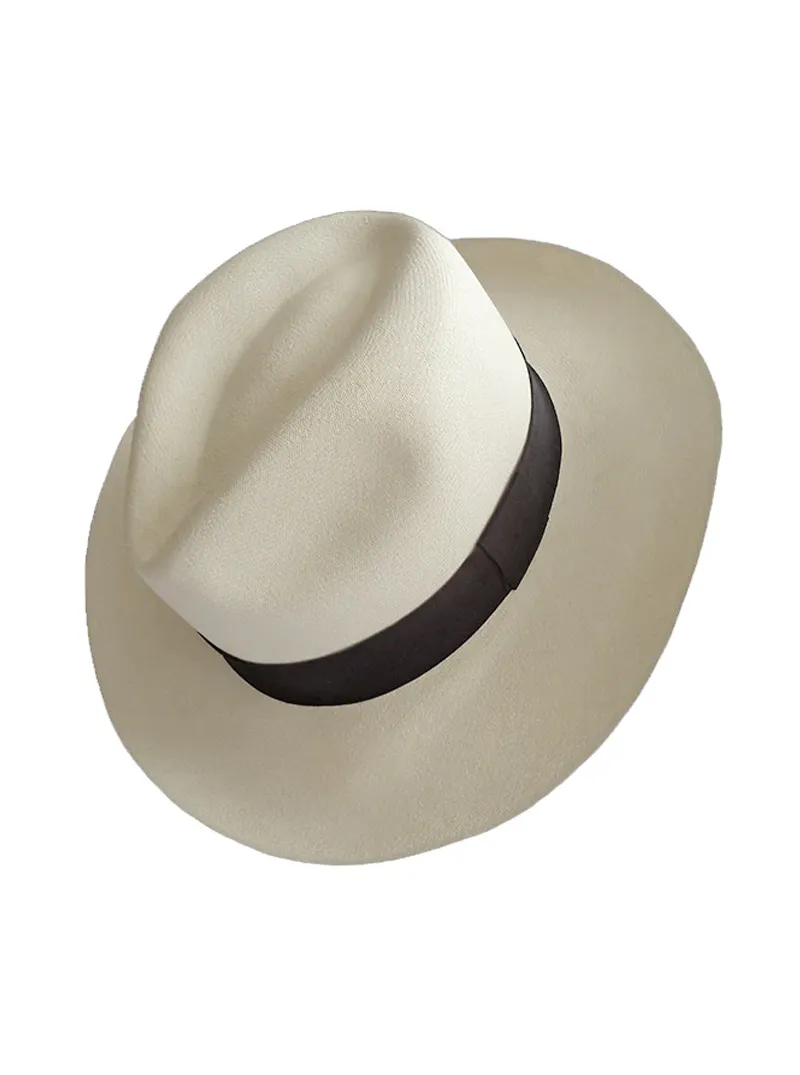 Panama Montecristi Hat - Fedora for Men (Grade 25)