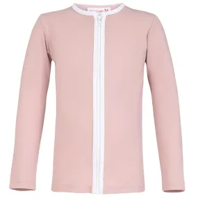 Petit Crabe Rose Nude Etoile Star UV Shirt with Zipper