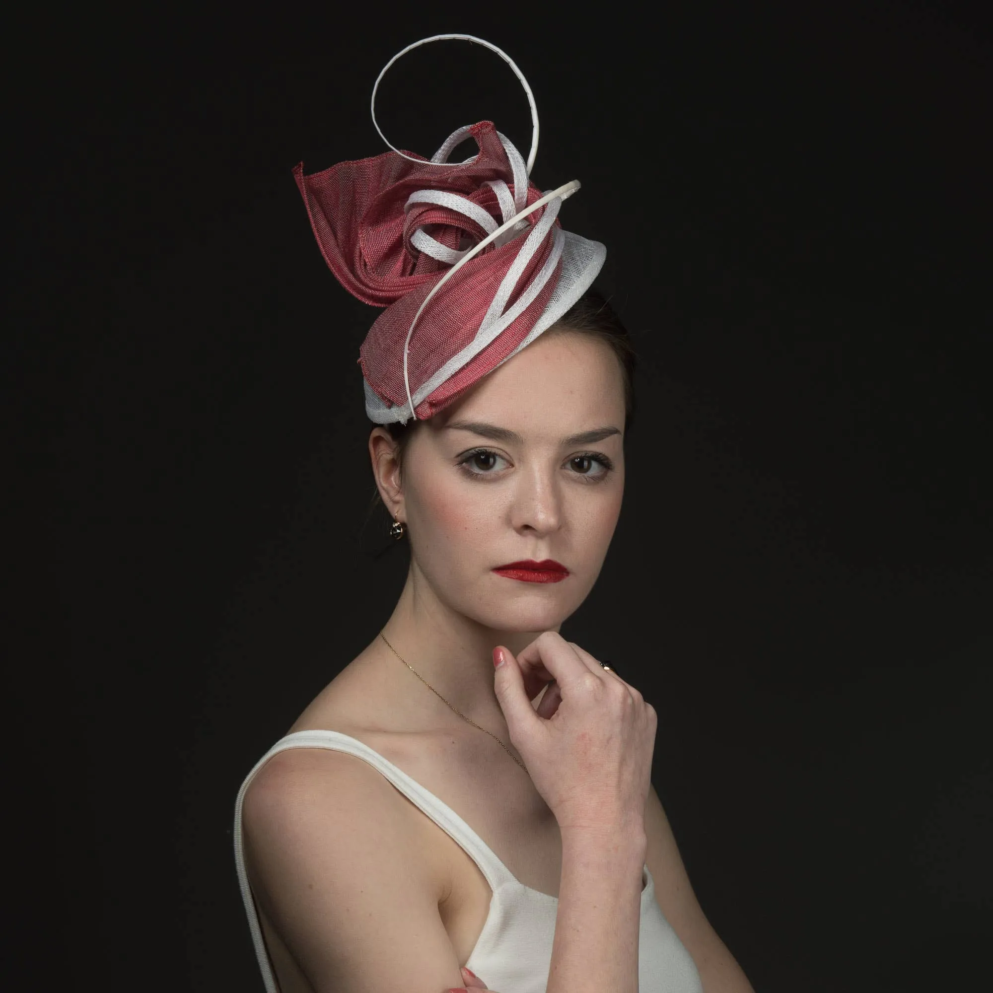 Polyhemp Sinamay Disc Headband Fascinator