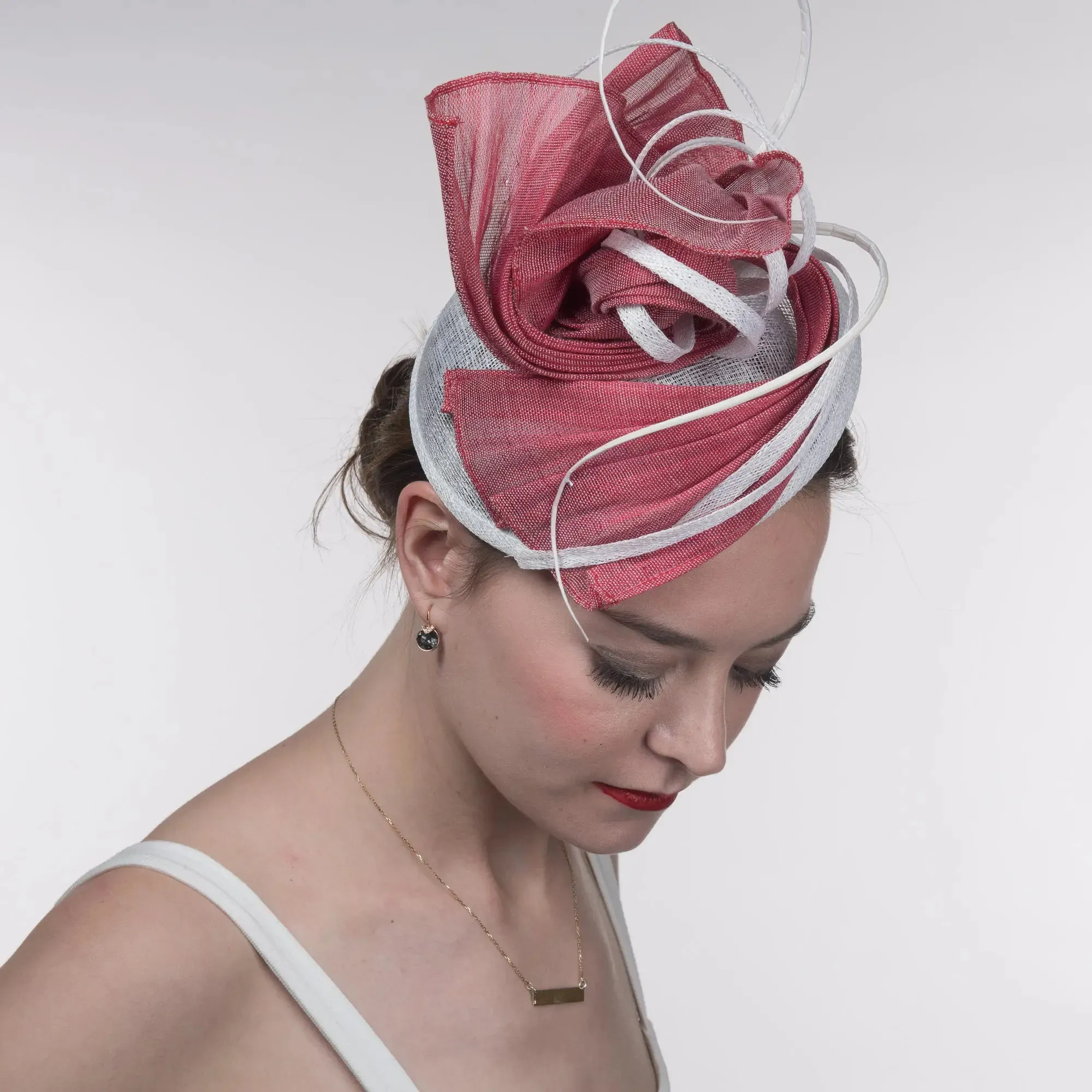 Polyhemp Sinamay Disc Headband Fascinator