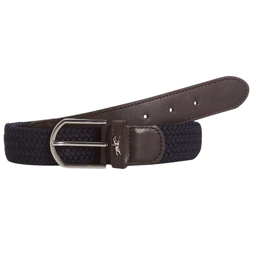 Schockemohle Unisex Sporty Logo Belt Navy