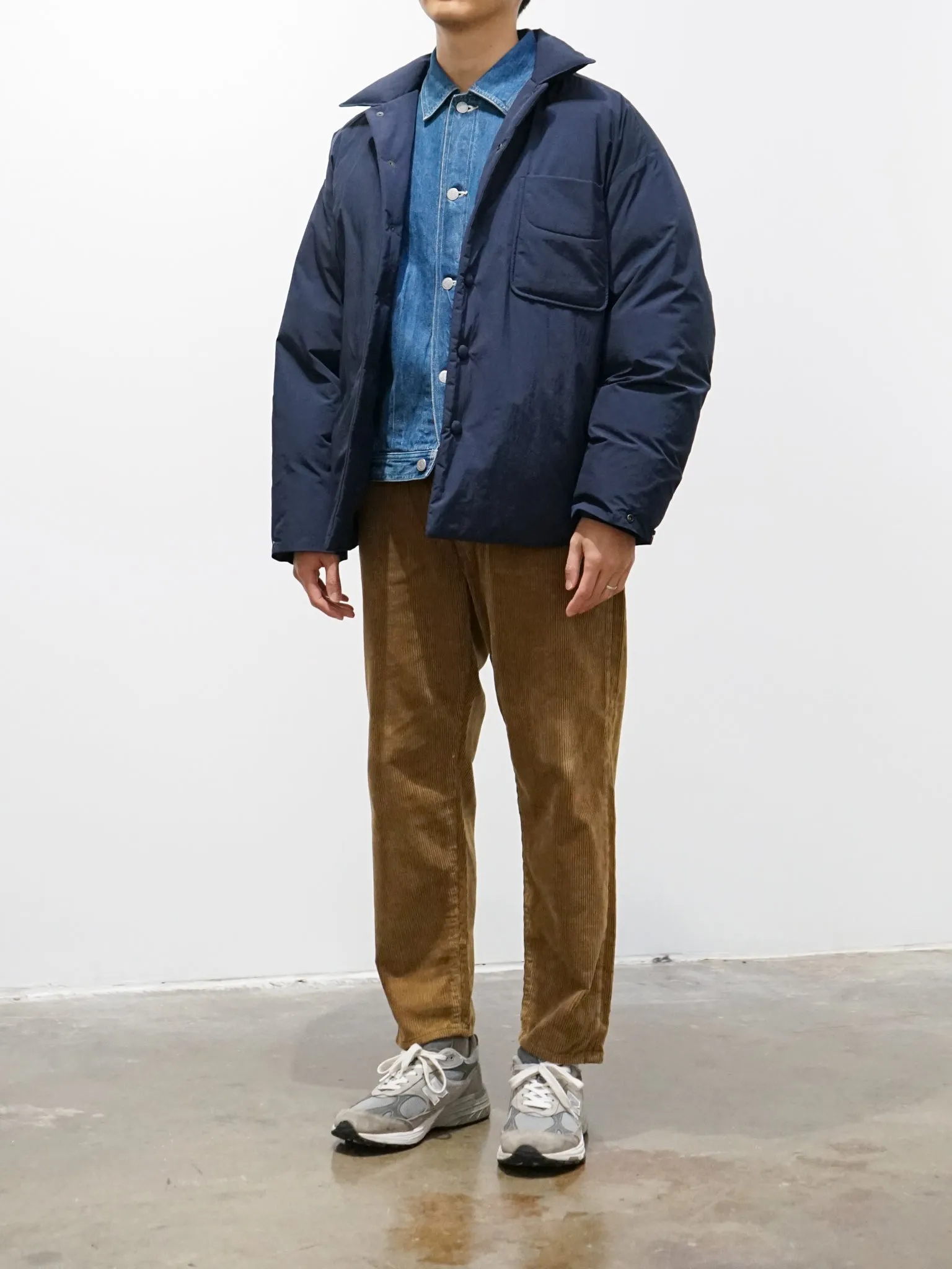 Selvedge Light Denim Blouson - Light Indigo (Men’s)