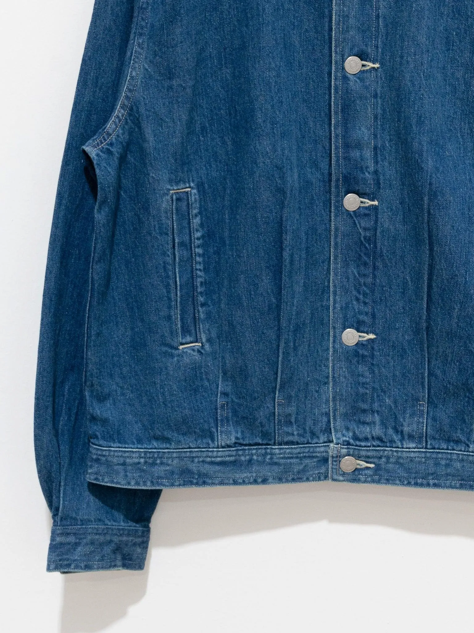 Selvedge Light Denim Blouson - Light Indigo (Men’s)