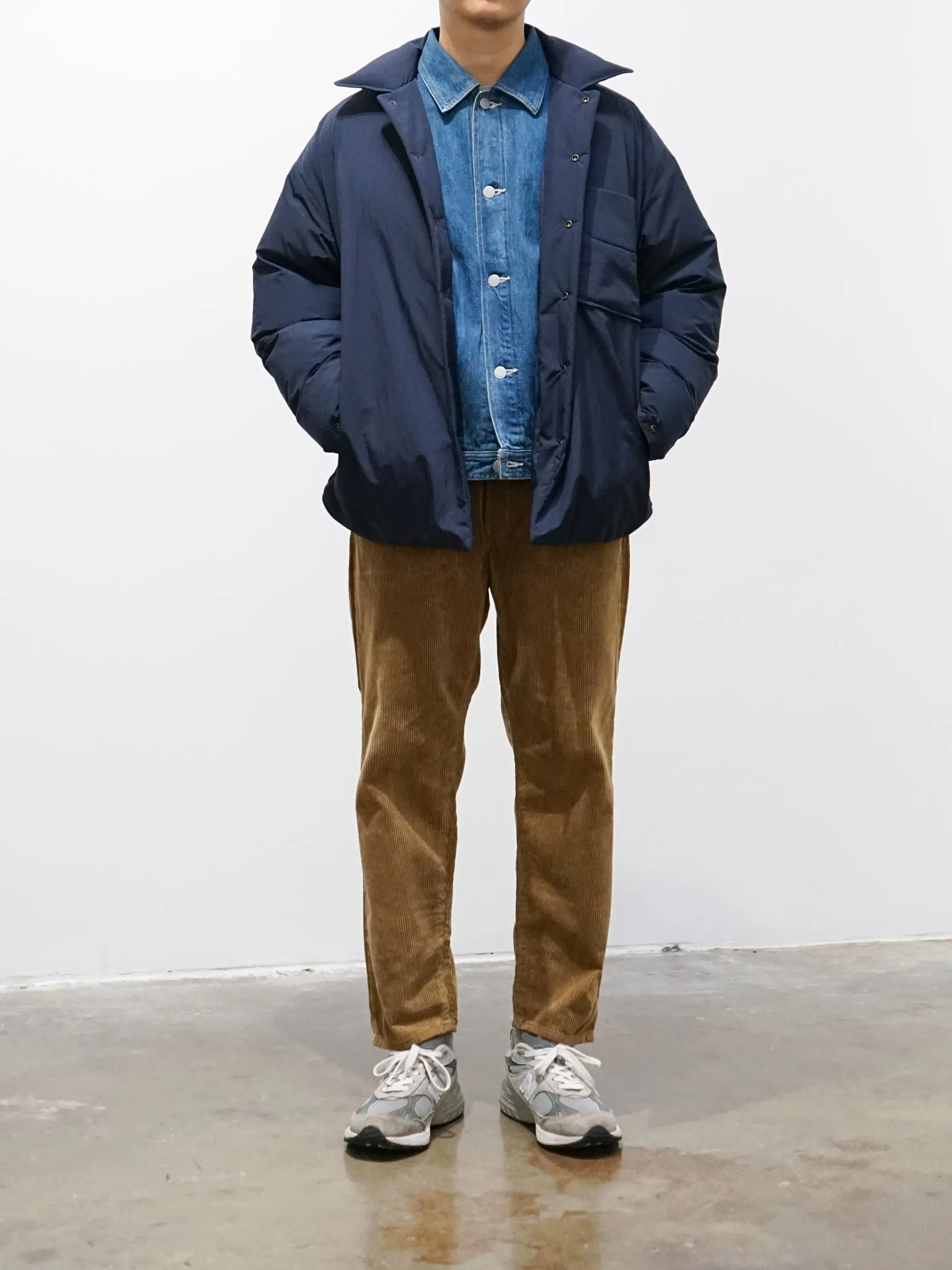 Selvedge Light Denim Blouson - Light Indigo (Men’s)