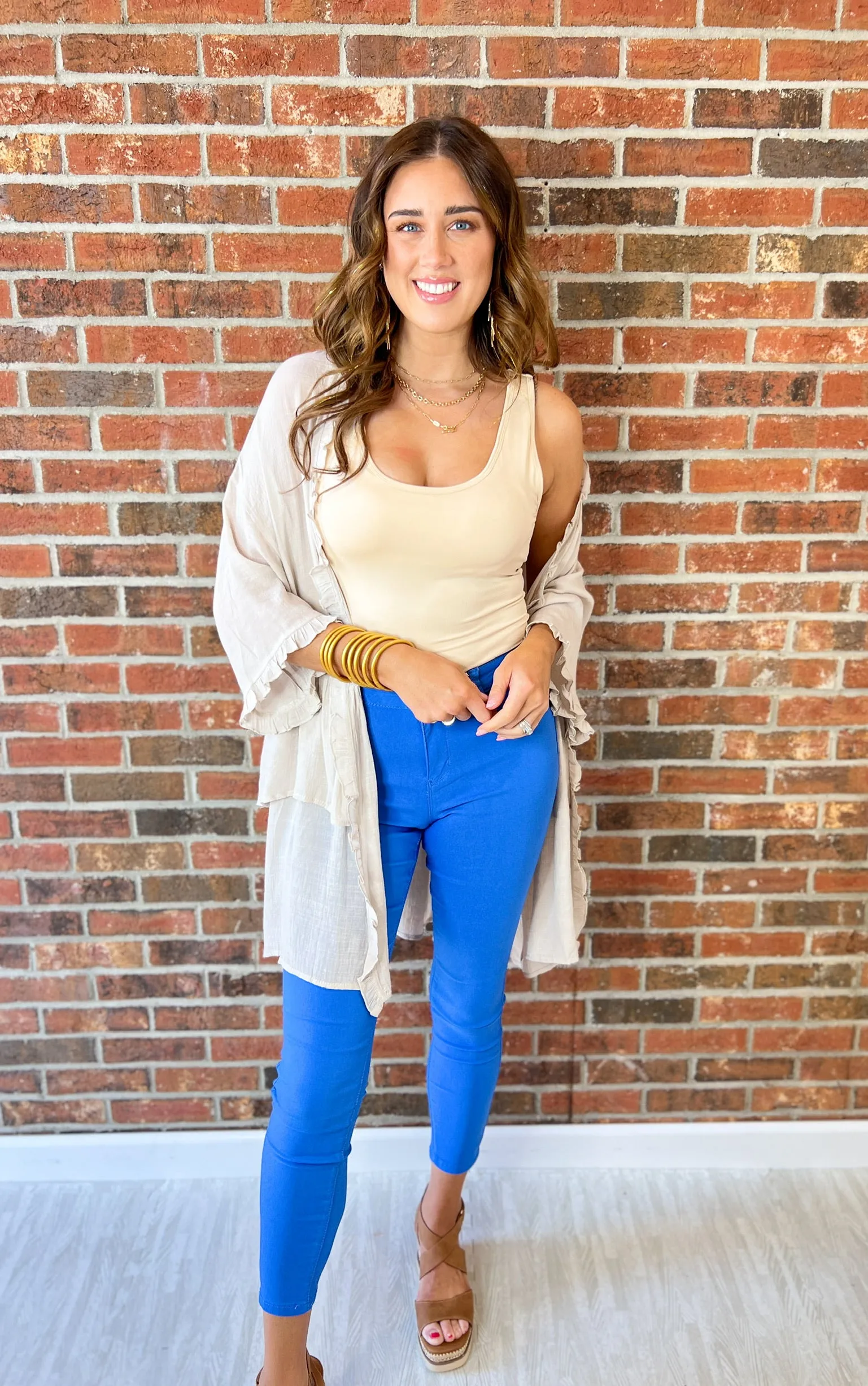 So Emotional Semi Sheer Cardigan - Natural