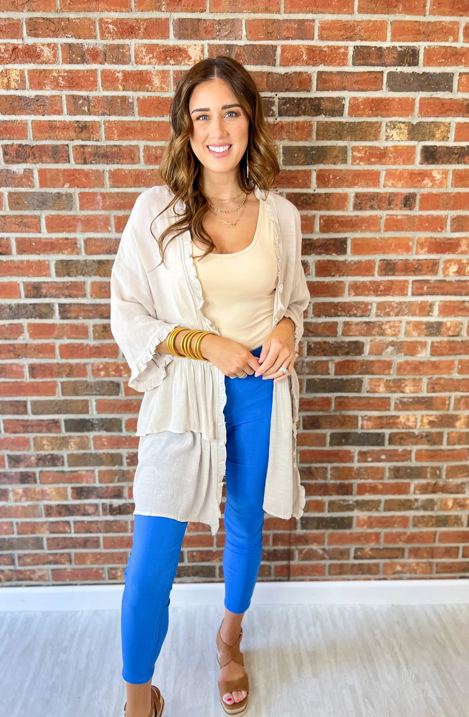 So Emotional Semi Sheer Cardigan - Natural