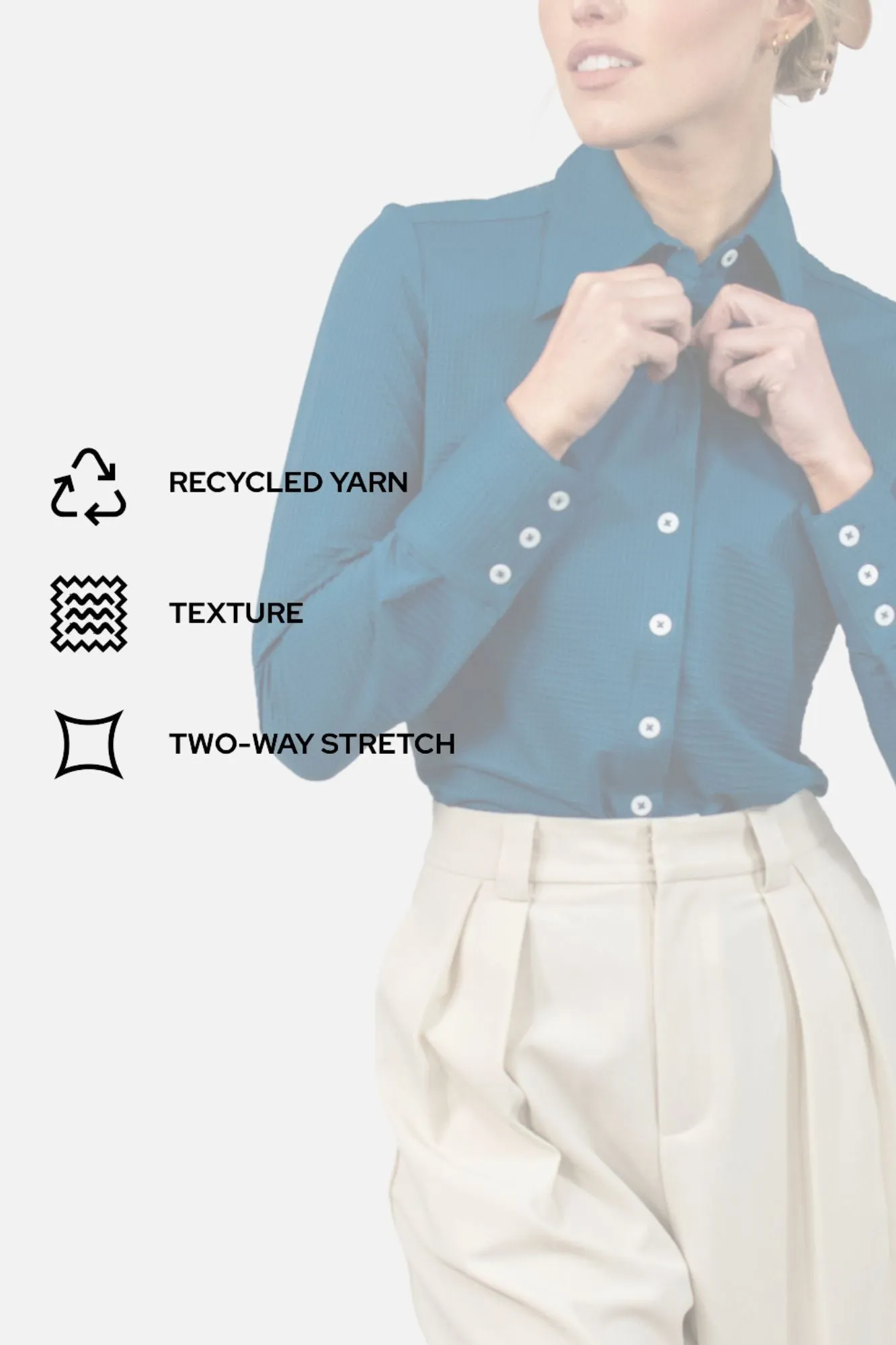 Waffle Blouse