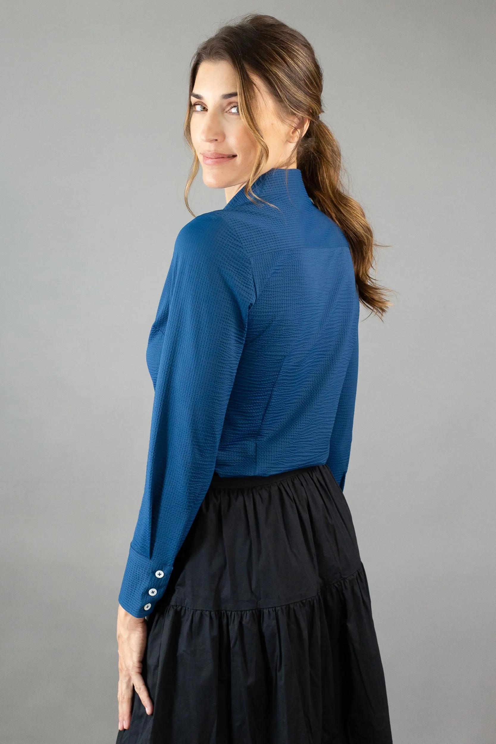 Waffle Blouse