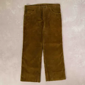 WOMEN'S VINTAGE RELAXED JUMBO CORD TROUSERS - W32 X L26